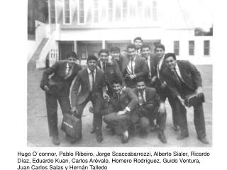 Luis Palomino, Ricardo Díaz, Juan Carlos Salas, Carlos Arévalo, y Jorge Scaccacaborzzi