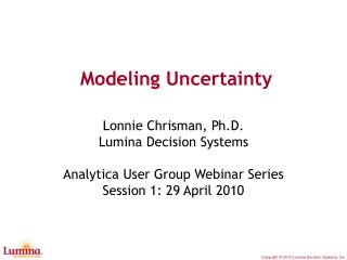 Modeling Uncertainty