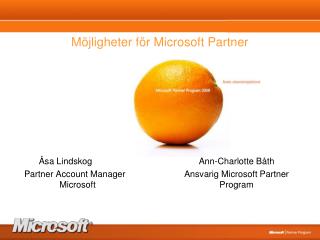 Möjligheter för Microsoft Partner