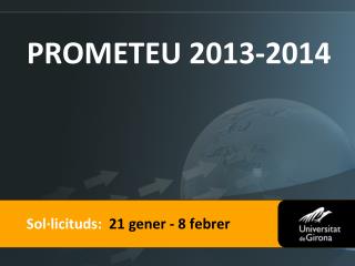 PROMETEU 2013-2014