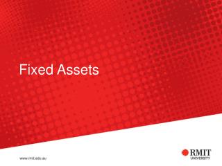 Fixed Assets