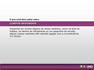 CORPOS REDONDOS