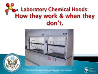 Laboratory Chemical Hoods: How they work &amp; when they don’t.