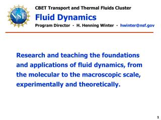 Research and teaching the foundations