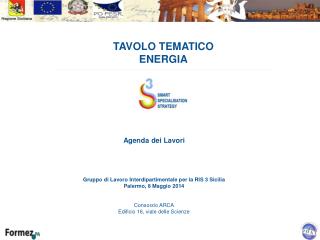 TAVOLO TEMATICO ENERGIA