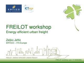 FREILOT workshop Energy efficient urban freight