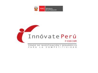 PROYECTOS DE INNOVACION PRODUCTIVA