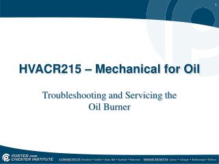 HVACR215 – Mechanical for Oil