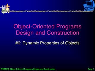 Object-Oriented Programs Design and Construction