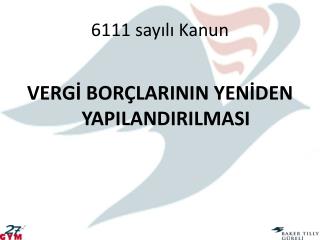 6111 sayılı Kanun