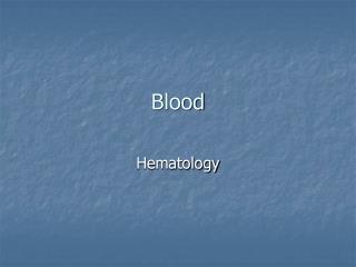 Blood