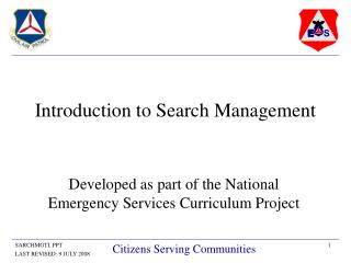 Introduction to Search Management