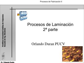 Procesos de Laminación 2ª parte