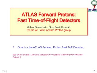 Quartic - the ATLAS Forward Proton Fast ToF Detector