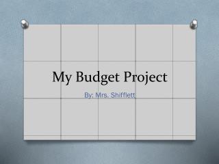My Budget Project