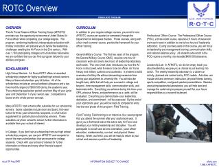 ROTC Overview