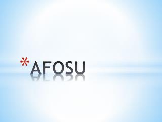 AFOSU