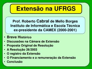 Extensão na UFRGS