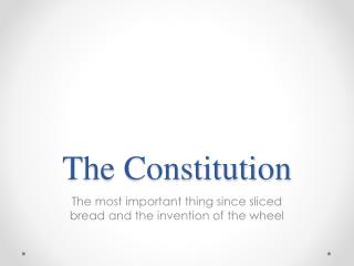 The Constitution