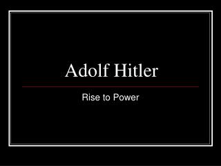 Adolf Hitler