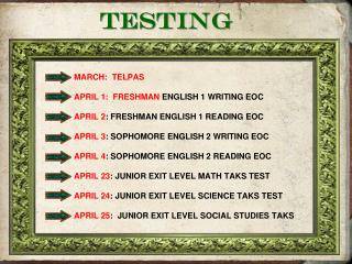 testing