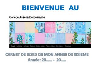 BIENVENUE AU