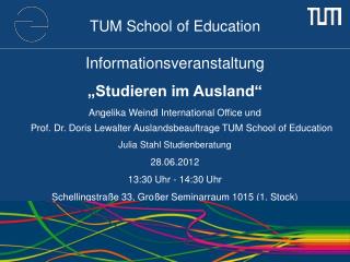 TUM School of Education