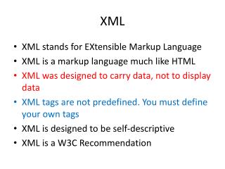 XML