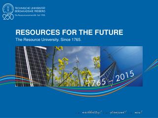 RESOURCES FOR THE FUTURE