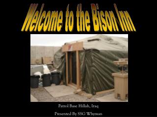 Welcome to the Bison Inn