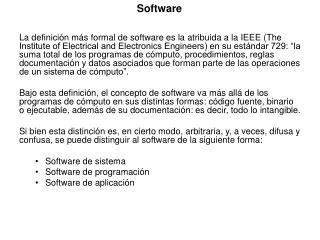 Software