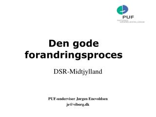 Den gode forandringsproces