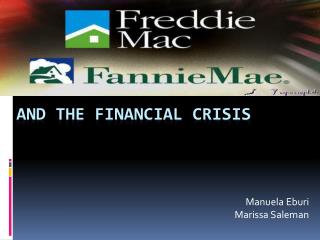 and the financial crisis