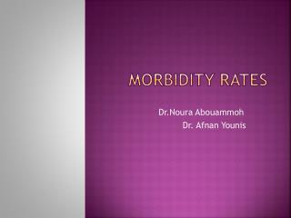 Morbidity Rates