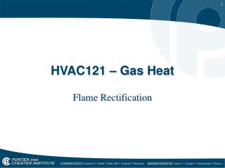 HVAC121 – Gas Heat