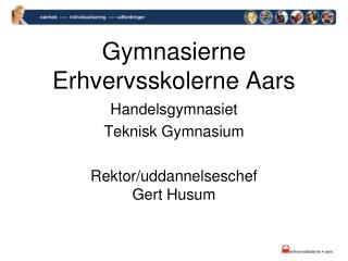 Gymnasierne Erhvervsskolerne Aars