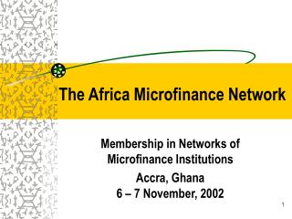 The Africa Microfinance Network