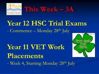 This Week – 3A