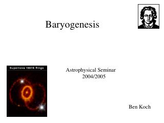 Baryogenesis