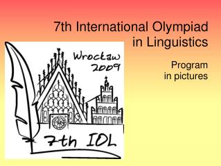 7th International Olympiad in Linguistics