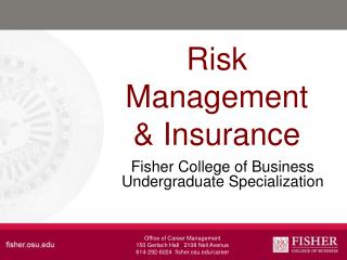 Risk Management &amp; Insurance