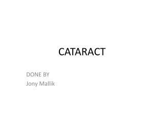 CATARACT