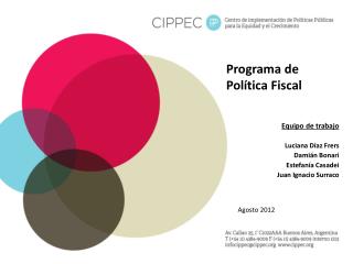 Programa de Política Fiscal