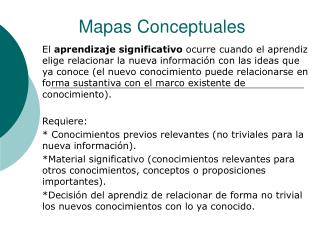 Mapas Conceptuales