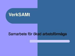 VerkSAMt