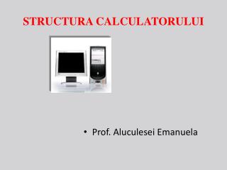 STRUCTURA CALCULATORULUI