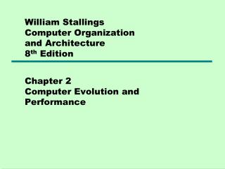 William Stallings Computer Organization and Architecture 8 th Edition