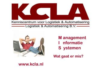 M anagement I nformatie S ystemen