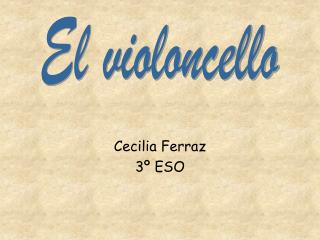 Cecilia Ferraz 3º ESO