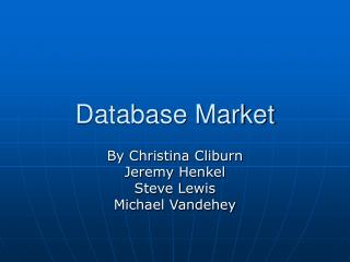 Database Market